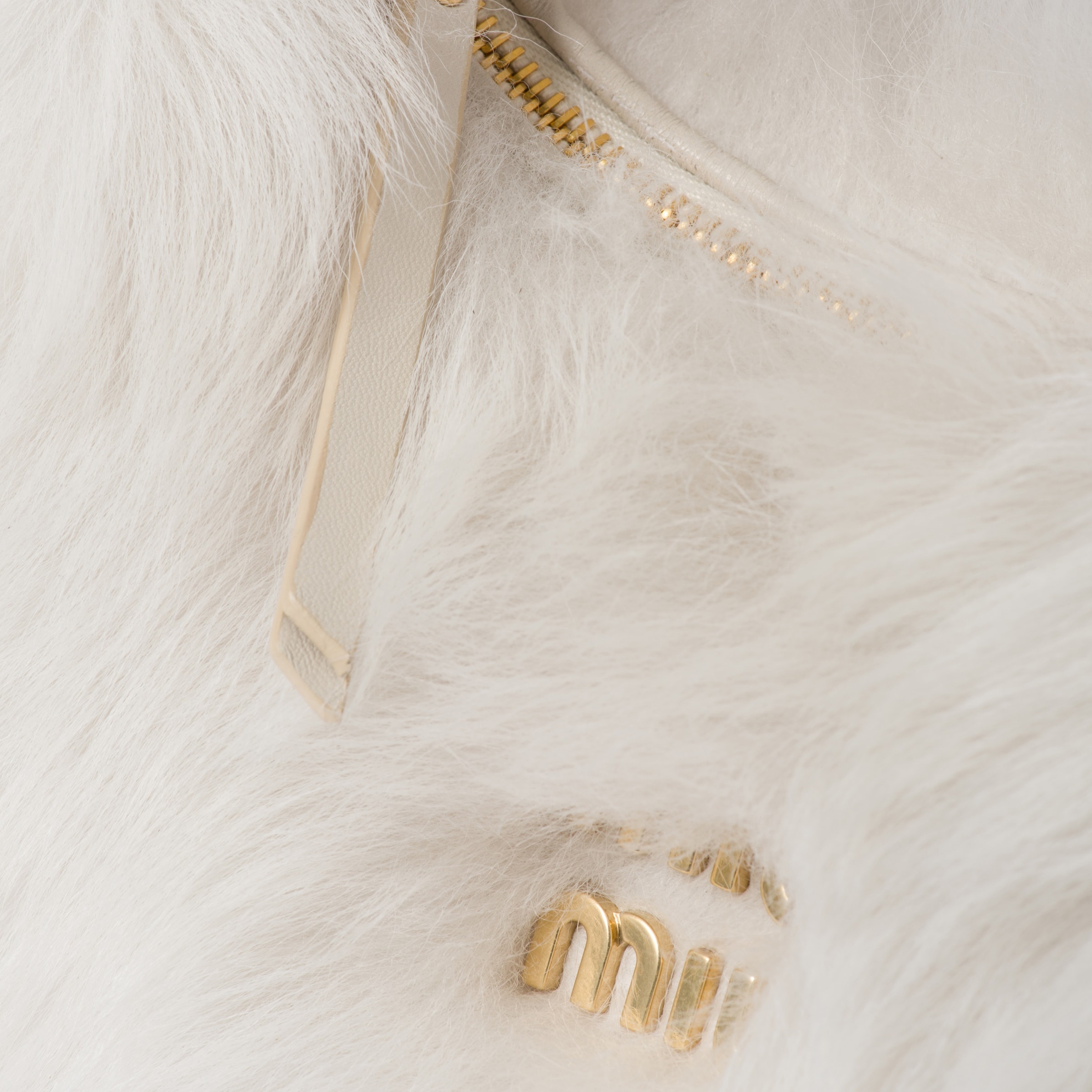 Wander shearling hobo bag with leather details - 6