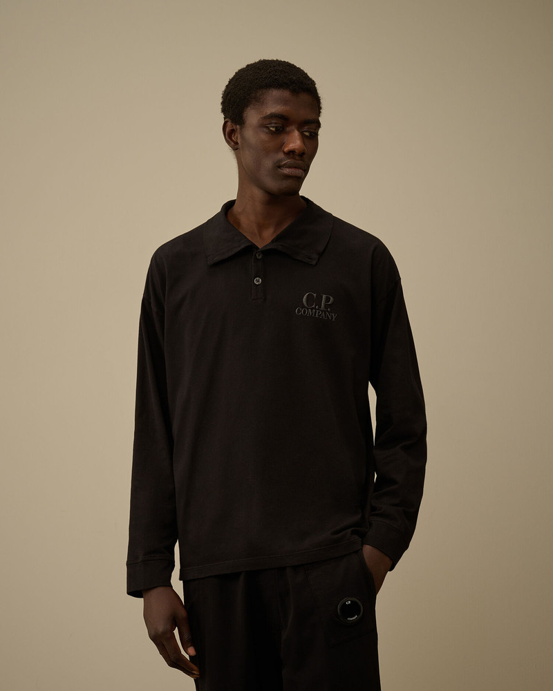 20/1 Jersey Long Sleeve Boxy Polo 3