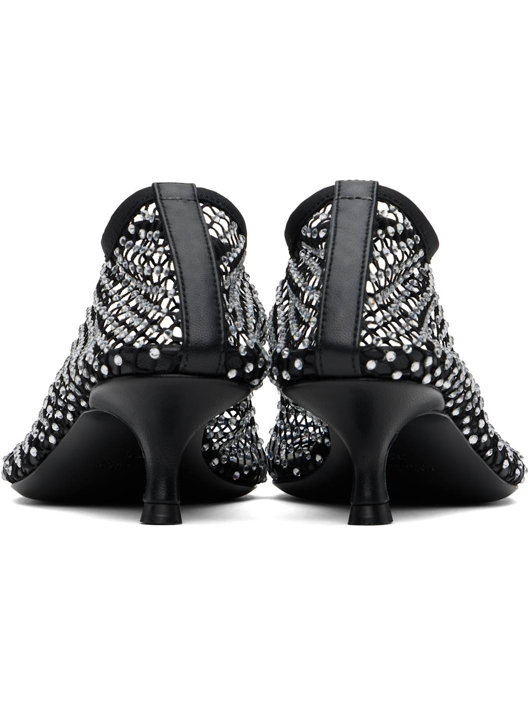 Black Minette Micro Heels - 2