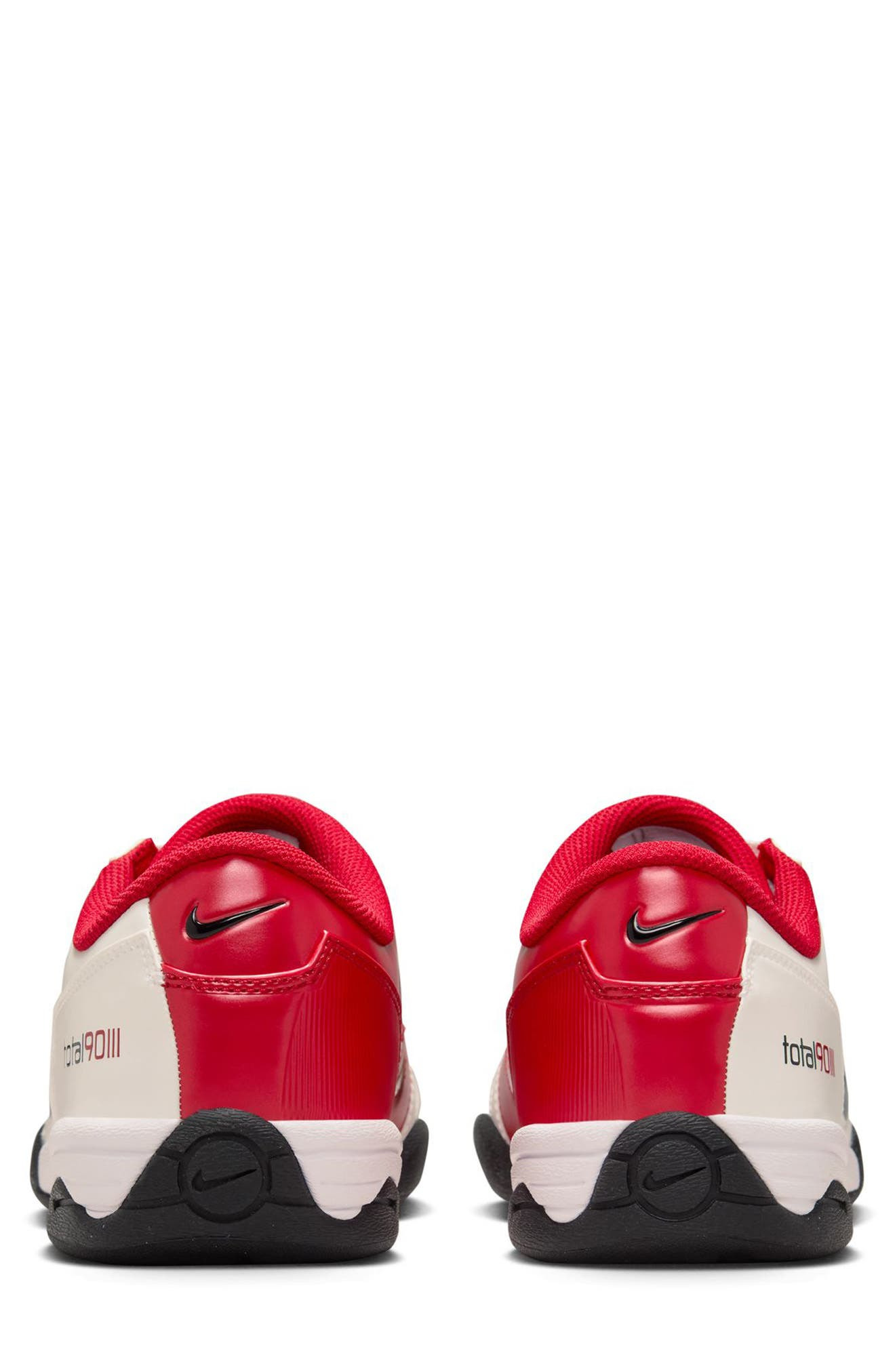 Nike Total 90 Soccer Sneaker in White/Black/Gym Red at Nordstrom - 5
