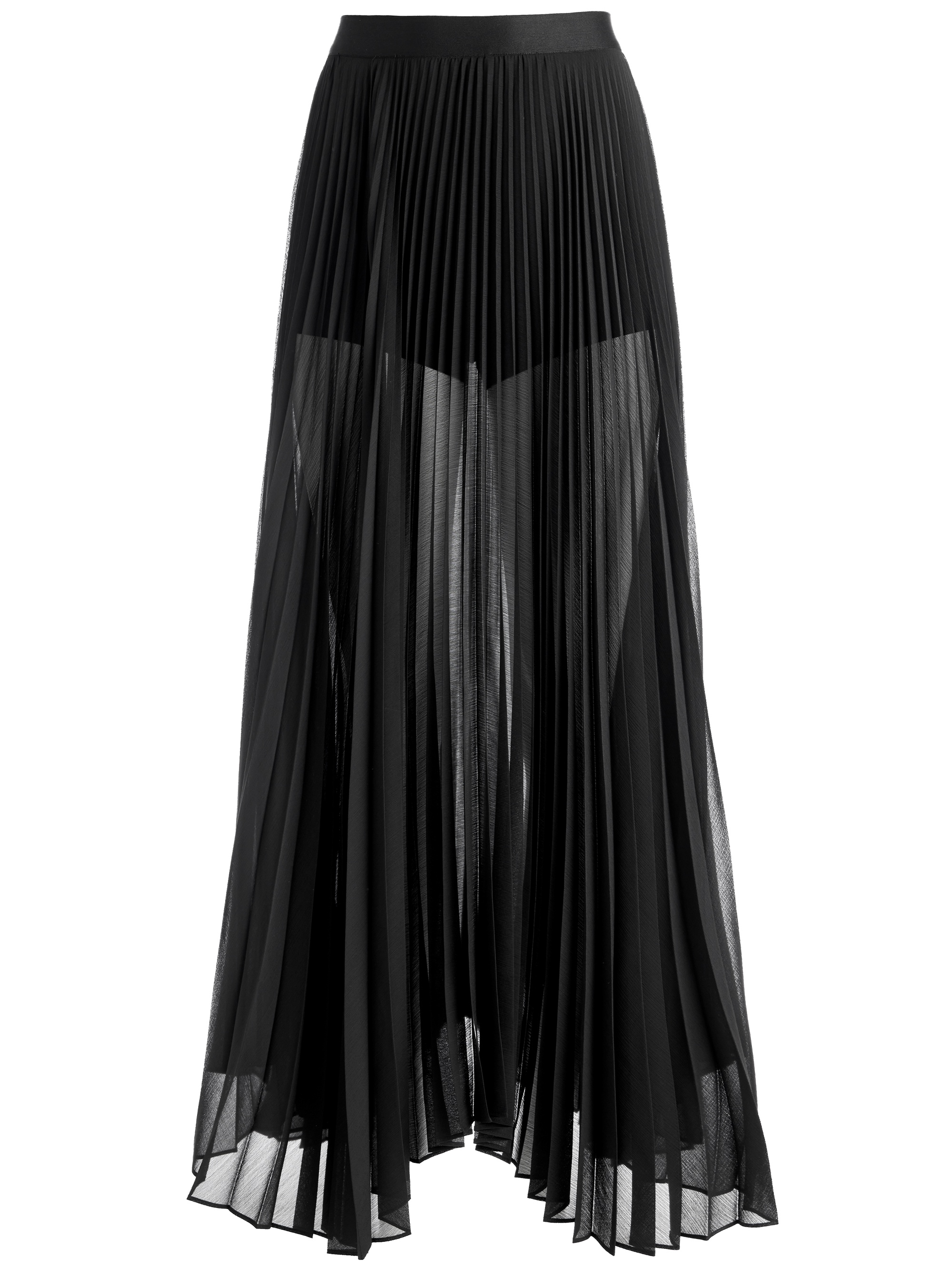 Alice + Olivia KATZ PLEATED MAXI SKIRT WITH HOT PANT