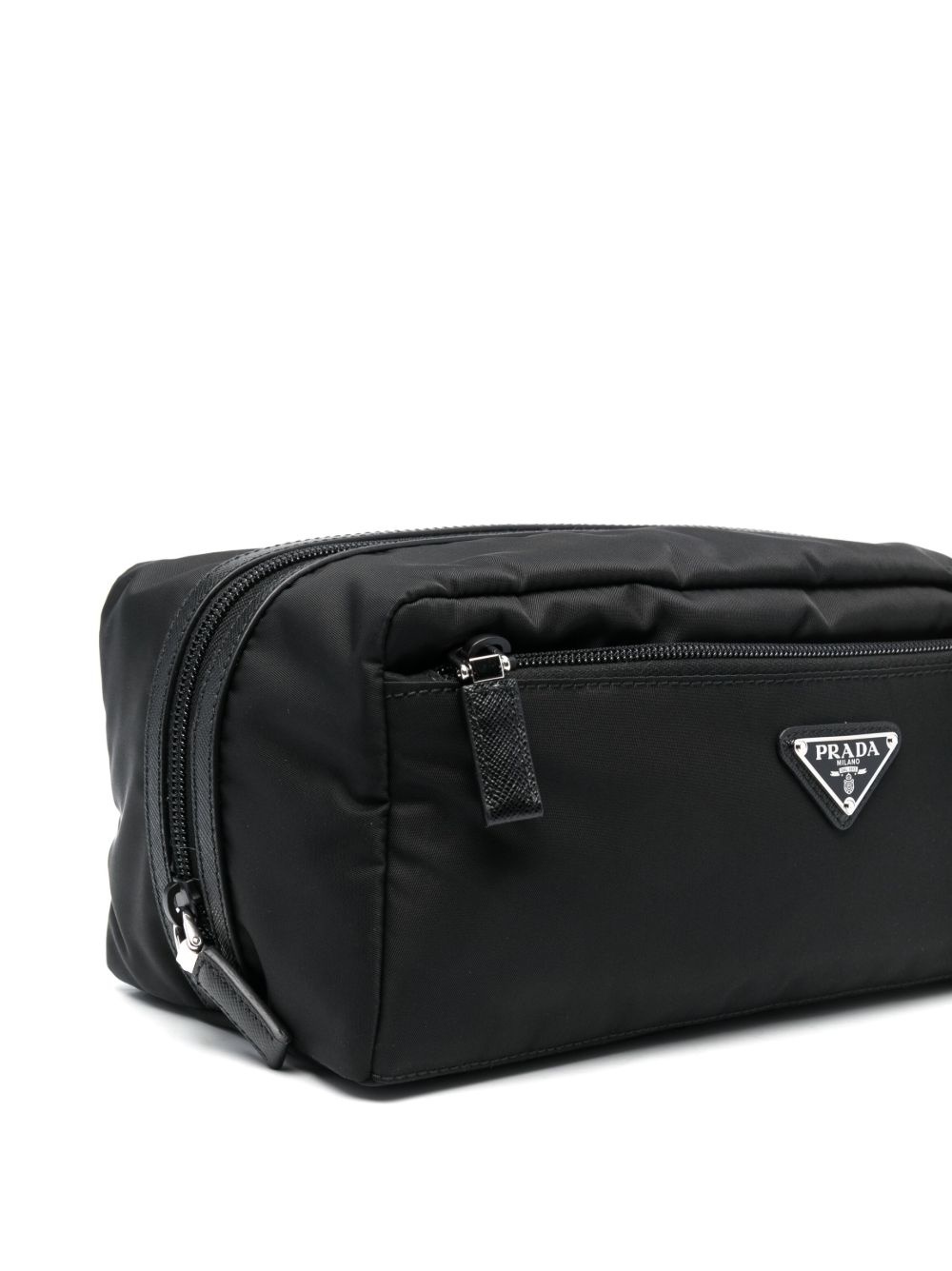 triangle-logo makeup bag - 3