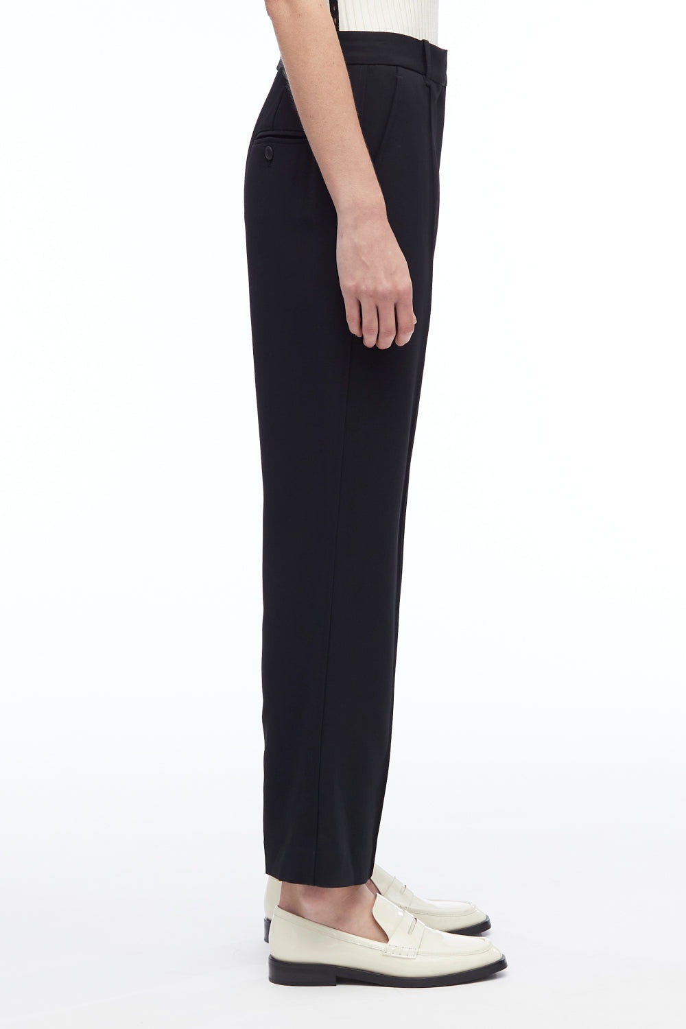Matte Crepe Kick Flare Pant - 5
