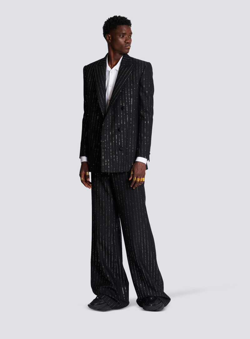 Balmain Blazer with sequin stripes outlook