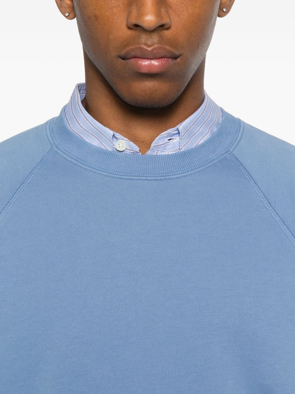 raglan-sleeve crew-neck sweatshirt - 5
