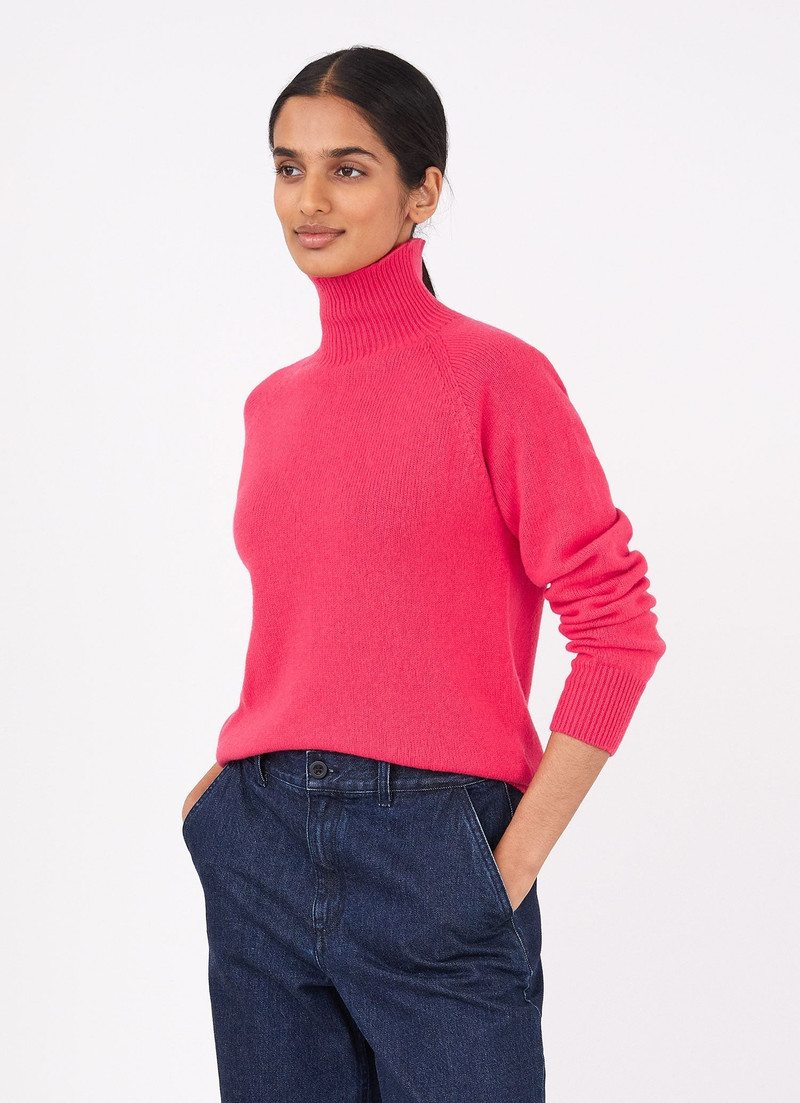 Sunspel Lambswool Funnel neck jumper outlook
