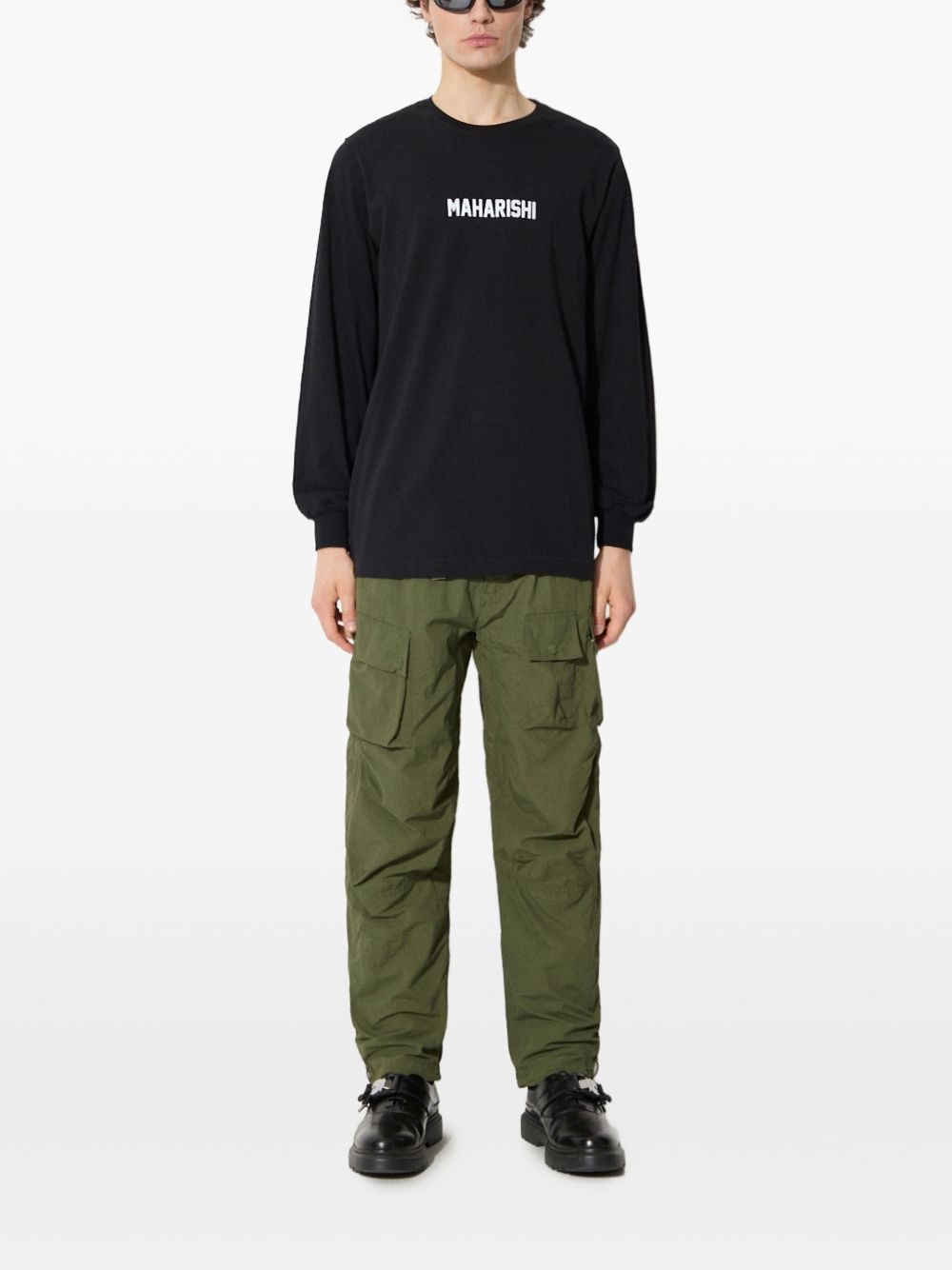 multi-pocket cargo trousers - 2