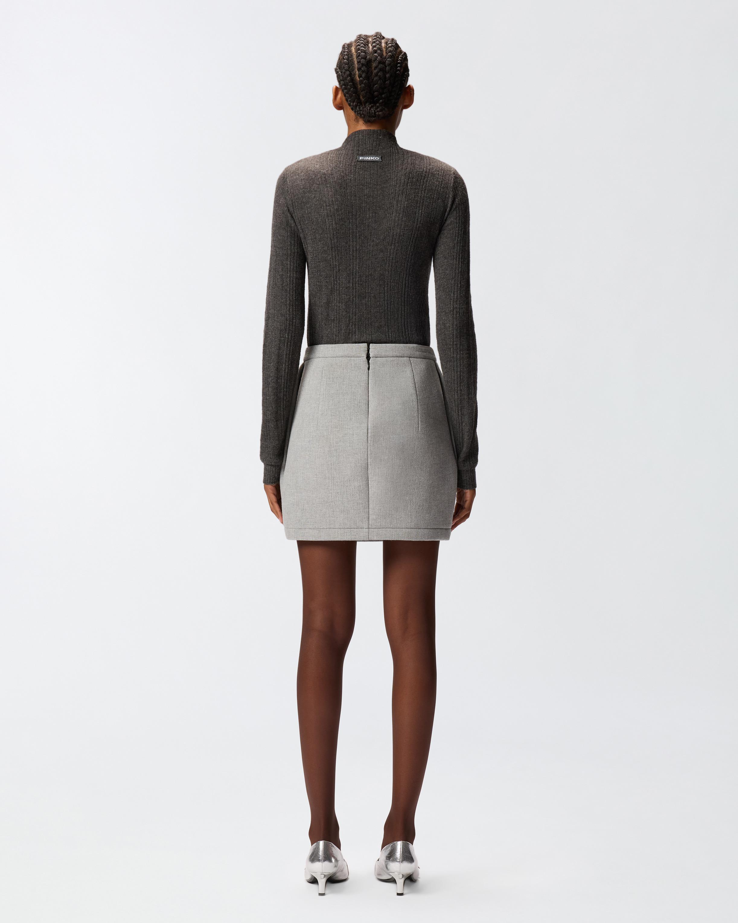SLIM-FIT HIGH-NECK SWEATER - 4