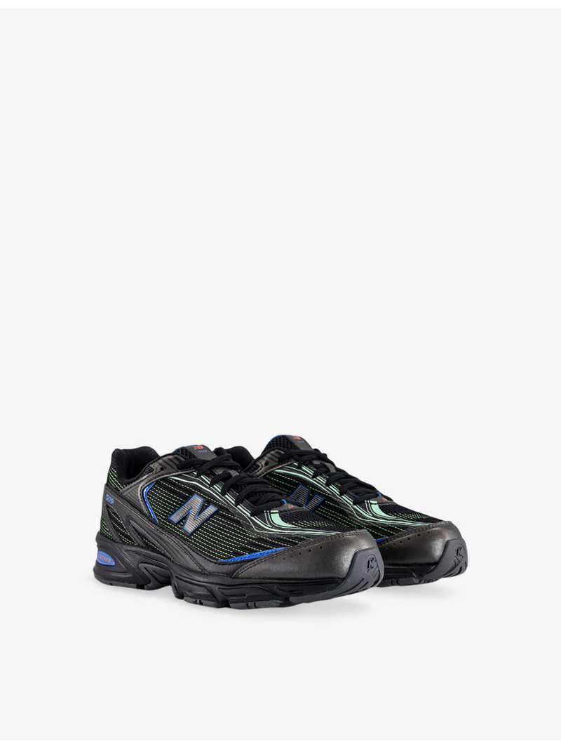 509 Leather And Mesh Trainers 3