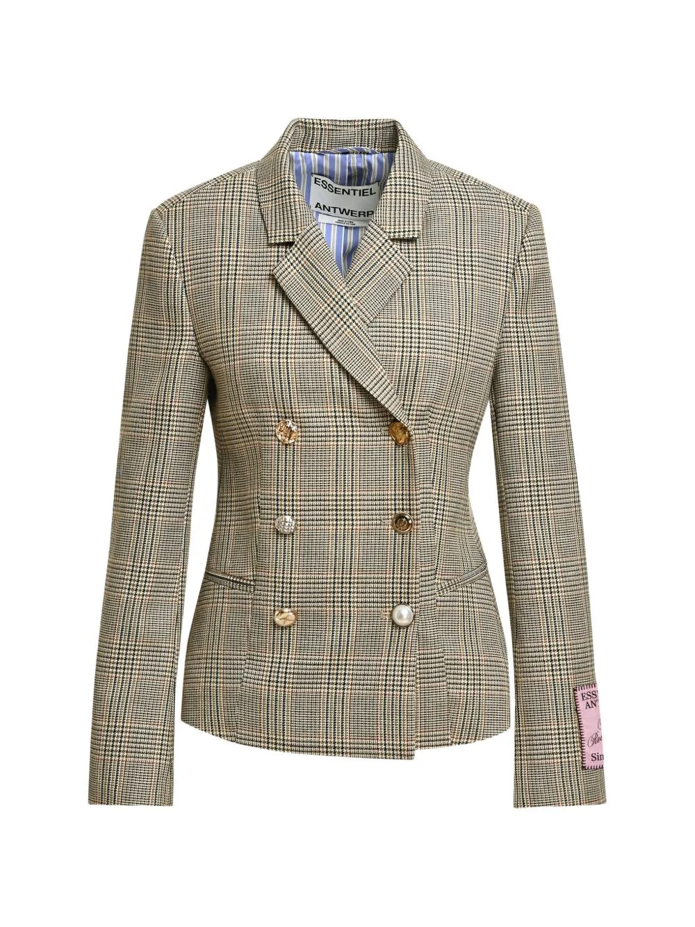 Karina1 checked double-breasted blazer - 1