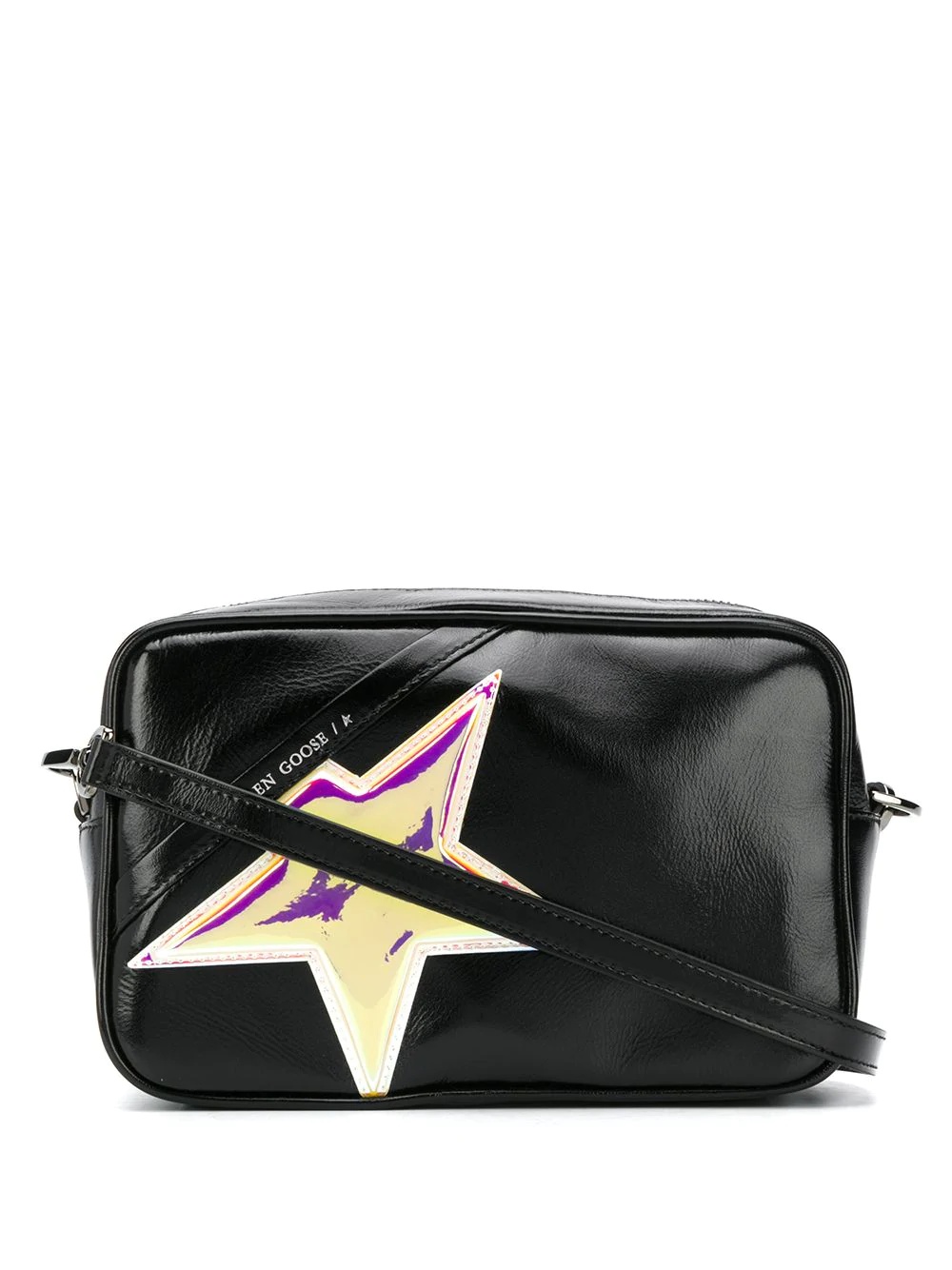 star-embellished crossbody bag - 1