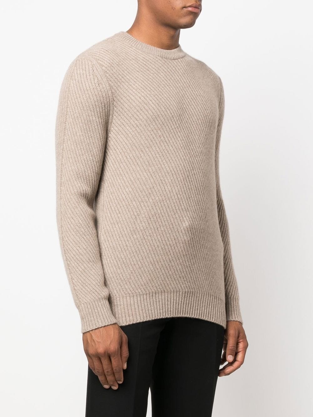 crew-neck knit jumper - 3