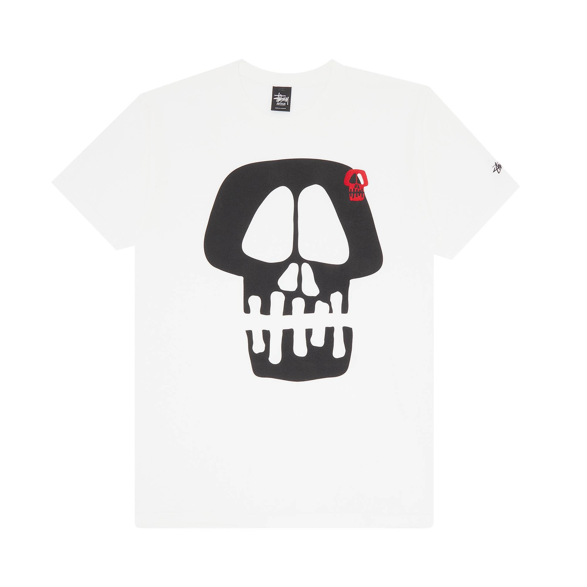 Stussy Jumbo Skull Tee 'White'