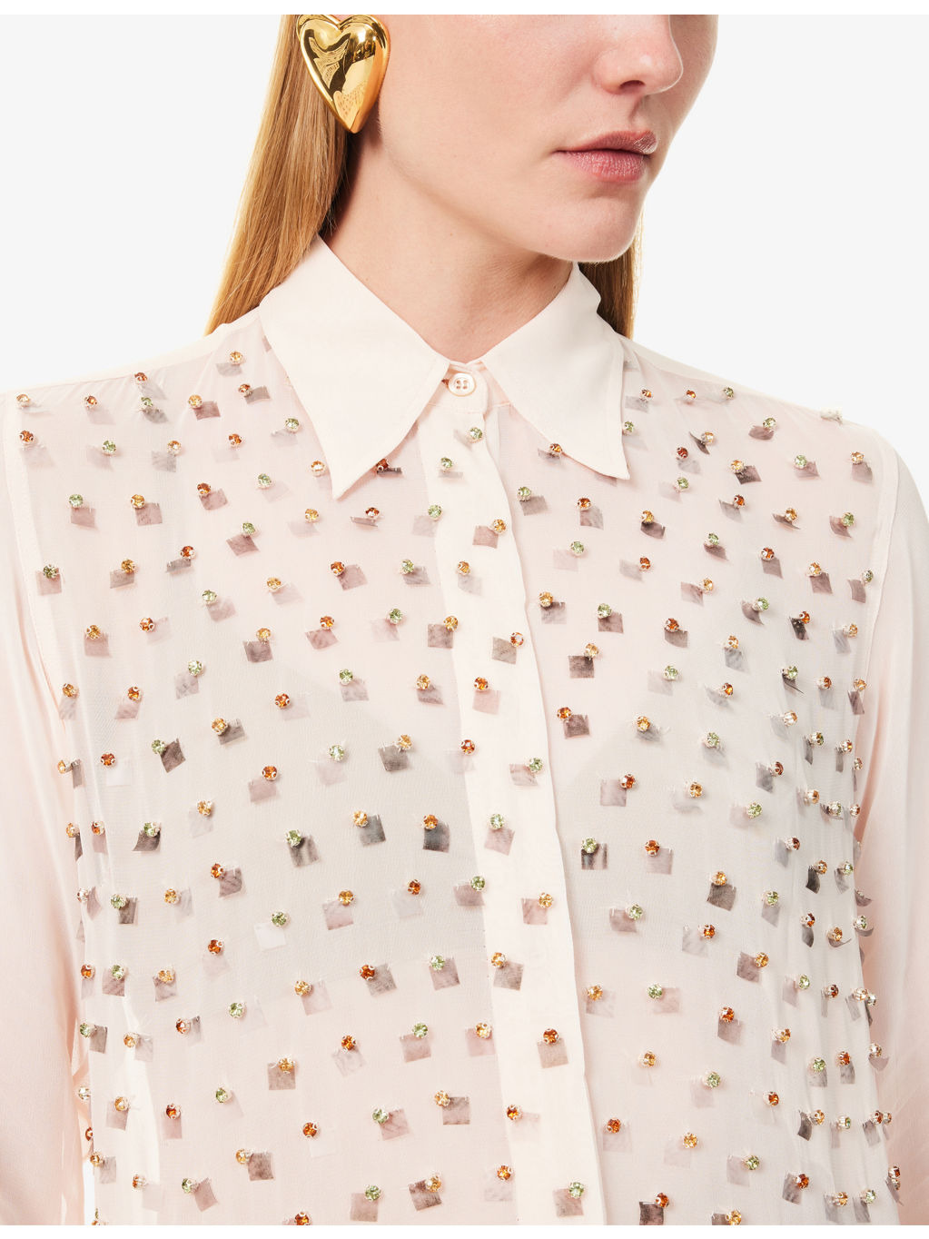 Chowy Embellished Woven Shirt - 4