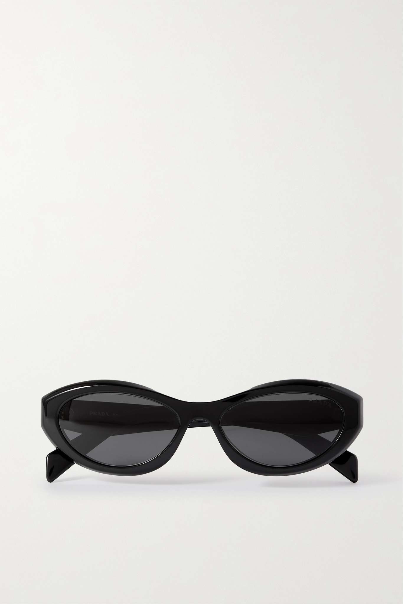 小物 PRADA oval l sunglasses black Oval sunglasses in black - Prada | Mytheresa