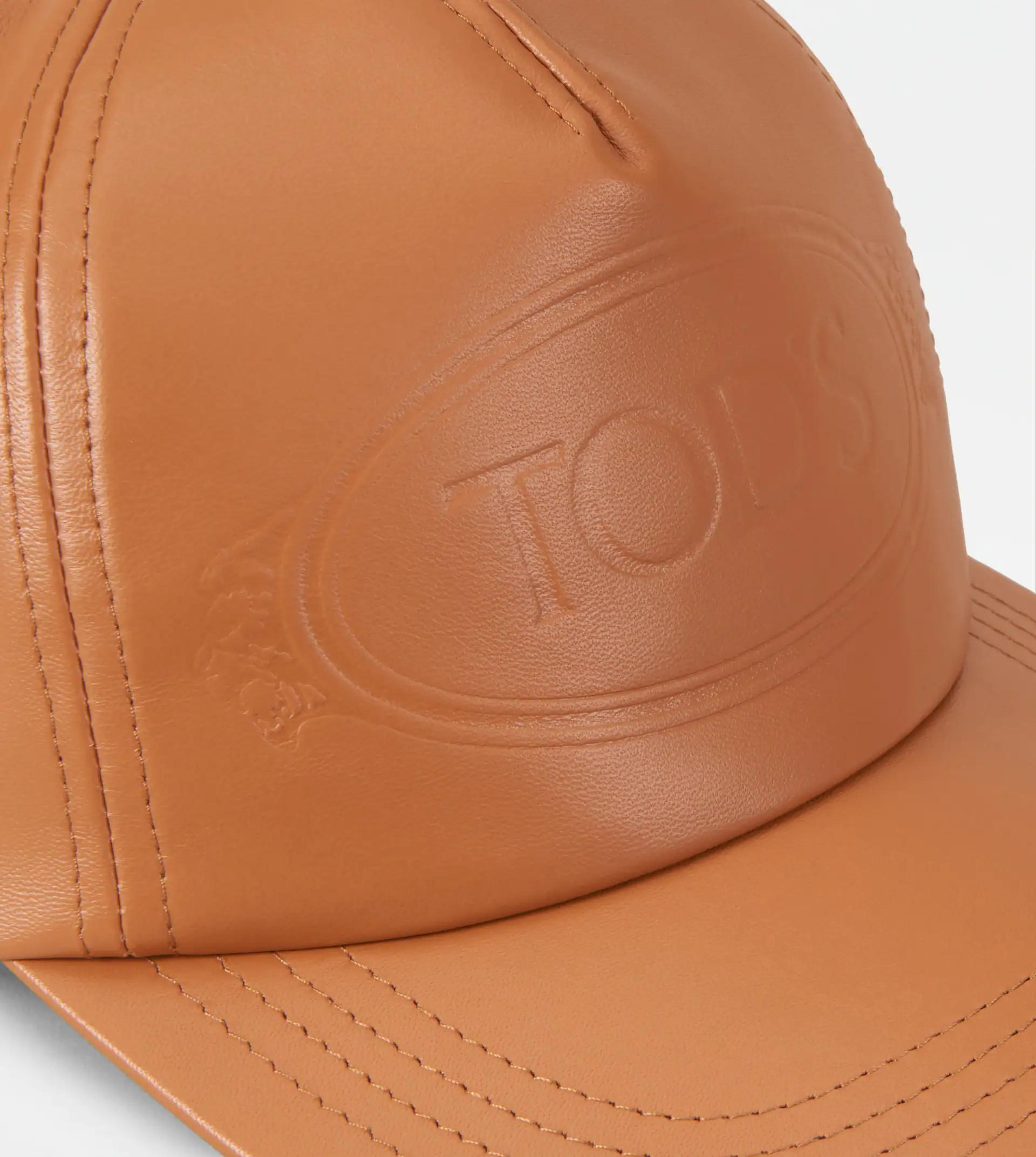 LEATHER CAP - BROWN - 4