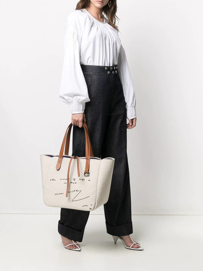 JW Anderson Oscar Wilde tote bag outlook