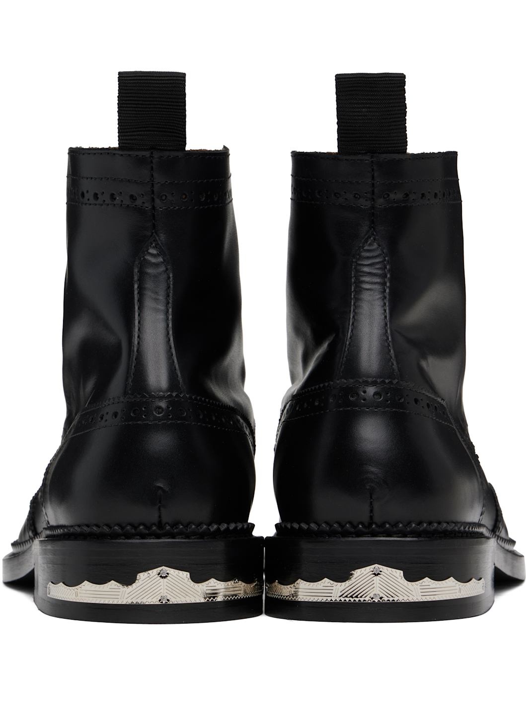 SSENSE Exclusive Black Fringed Boots - 2
