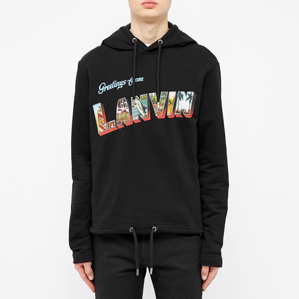 Lanvin Postcard Print Popover Hoody - 3