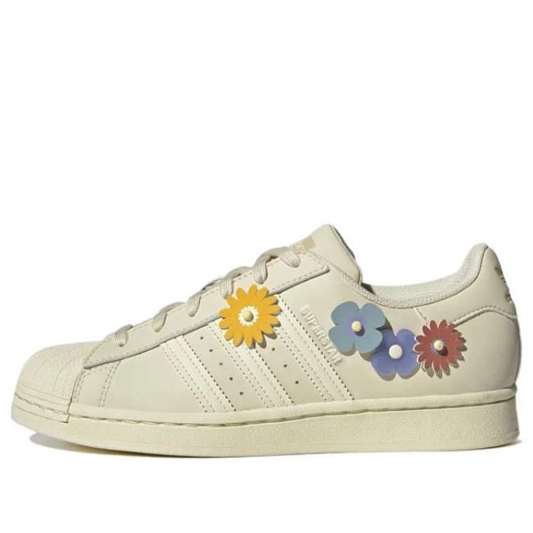 (WMNS) adidas Superstar 'Floral - Sand' GX2171 - 1
