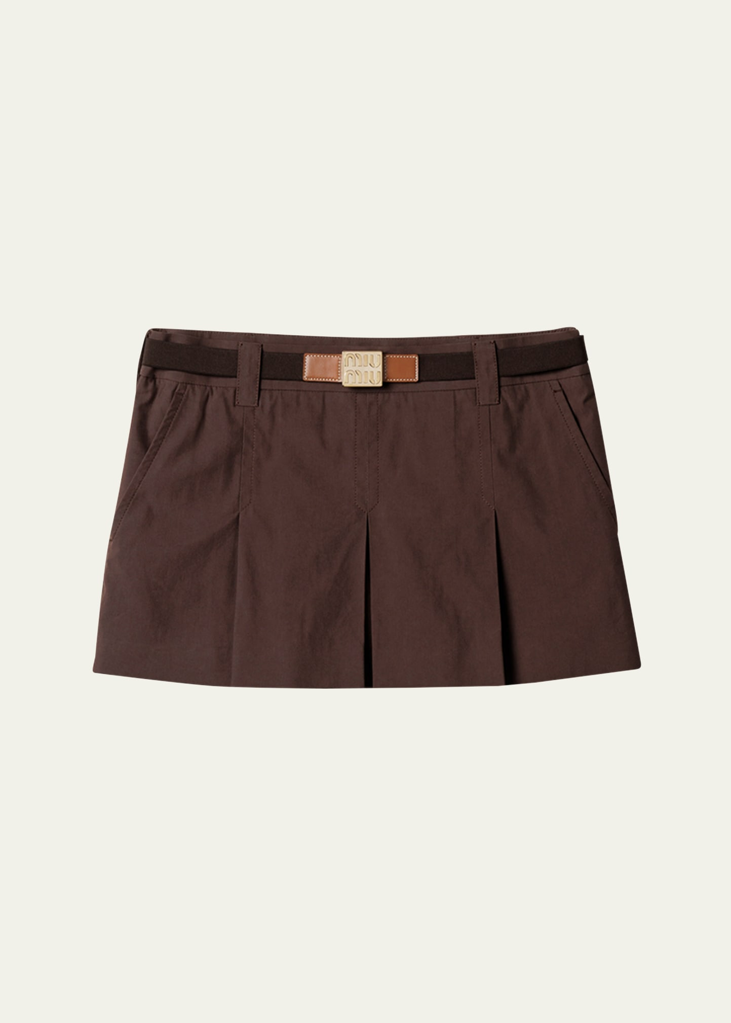 Panama Mini Pleated Skirt - 1