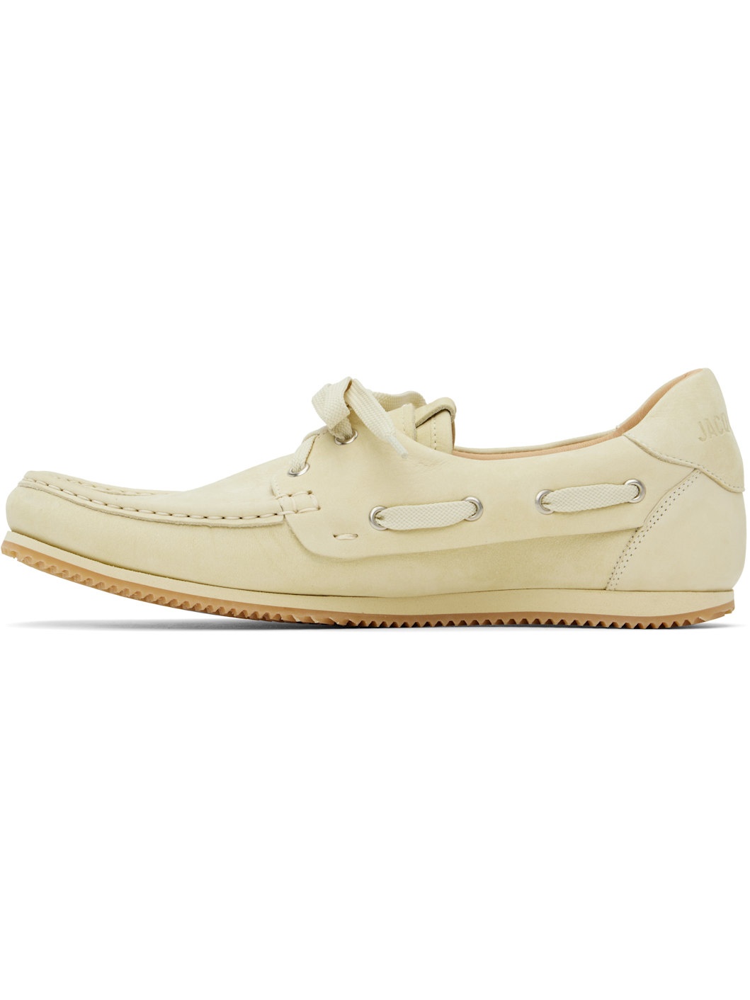 Beige La Croisière 'The Batto' Boat Shoes - 3