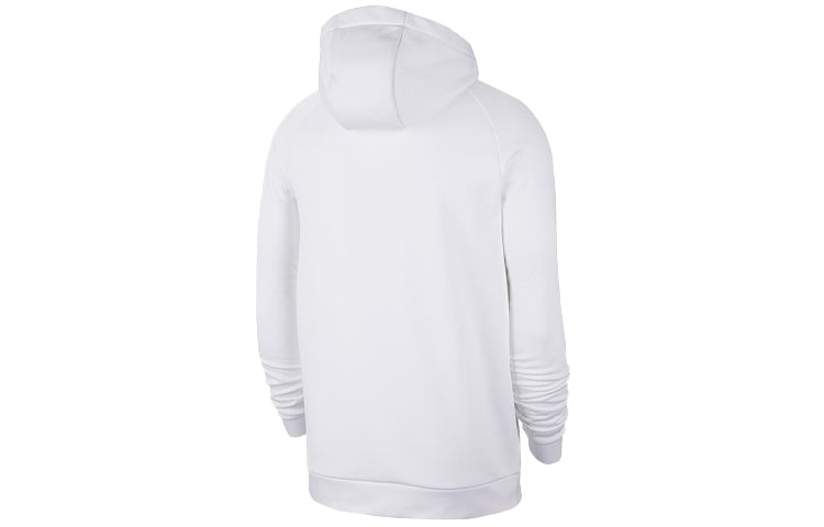 Nike logo Printing Fleece Lined Stay Warm Sports Pullover Drawstring White CK0914-100 - 2