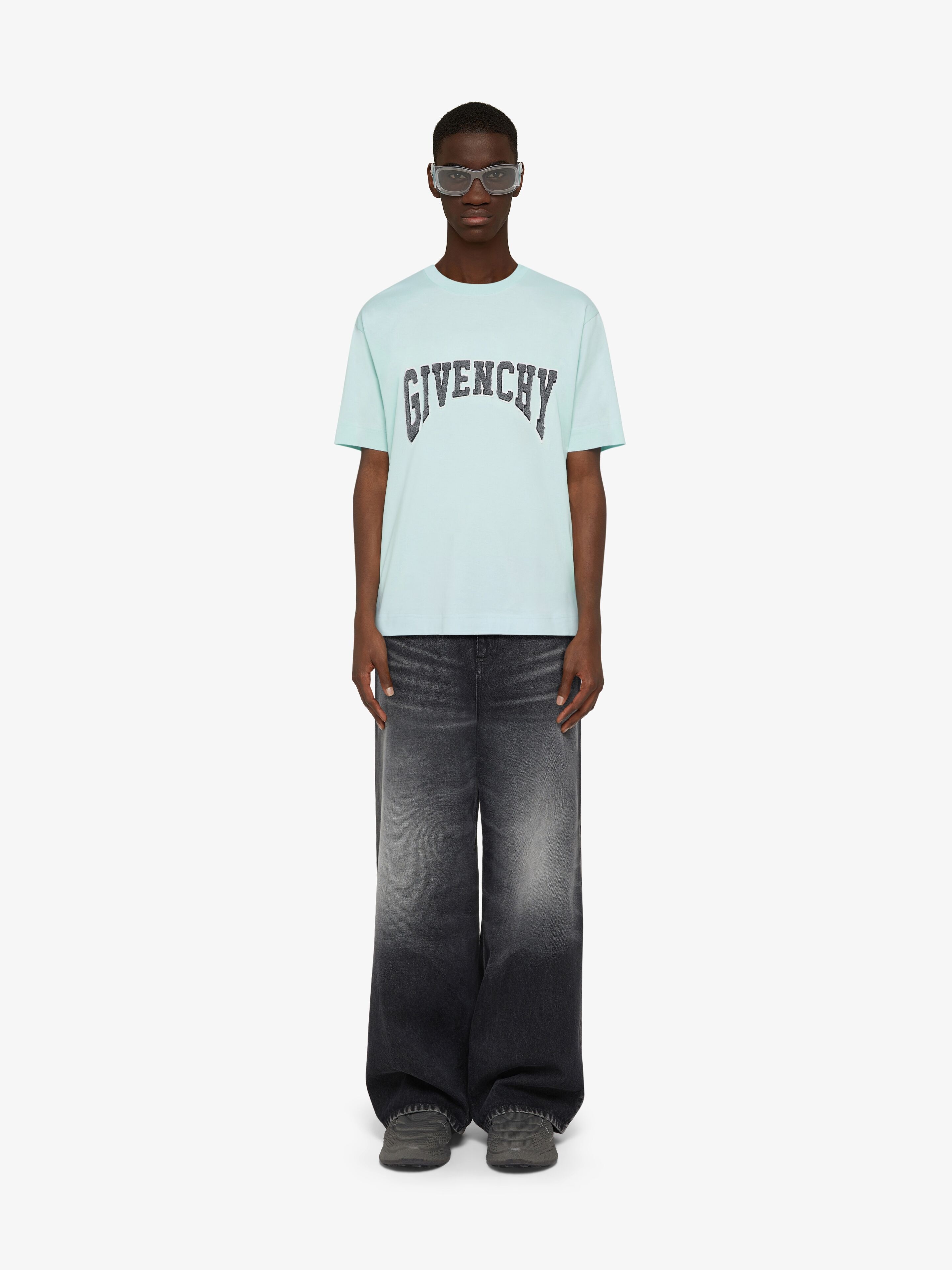 SLIM FIT T-SHIRT IN JERSEY WITH PATCH - 2