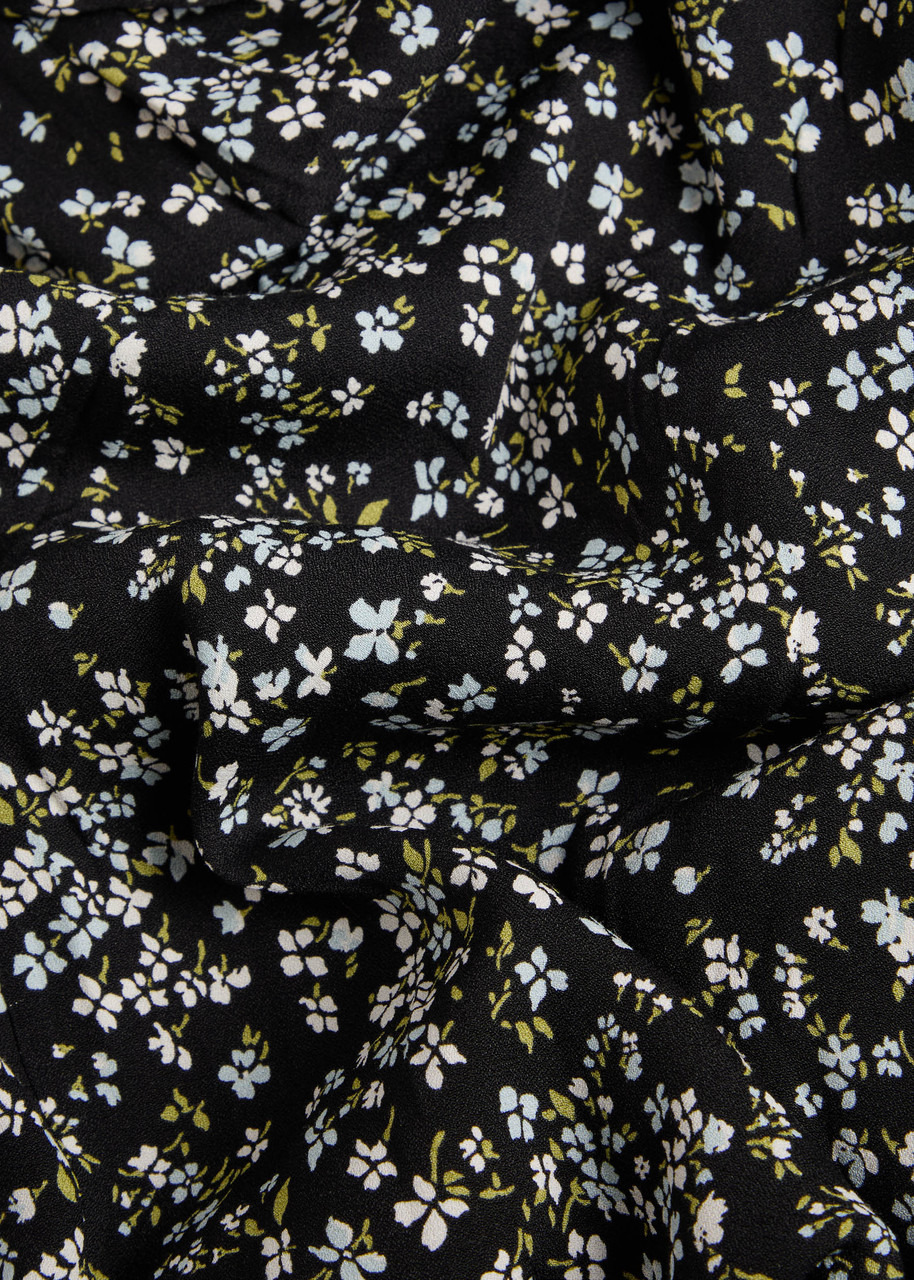 Reformation Opal Floral-print Crepe Midi Wrap Skirt - 5