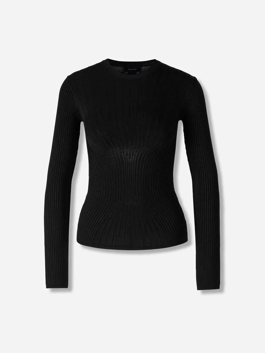 Mugler Crew Neck Sweater - 1