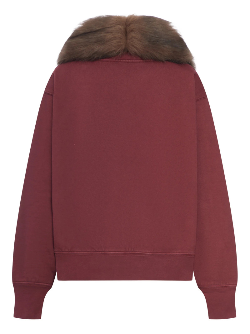Prada Prada Fur-collar Sweatshirt outlook