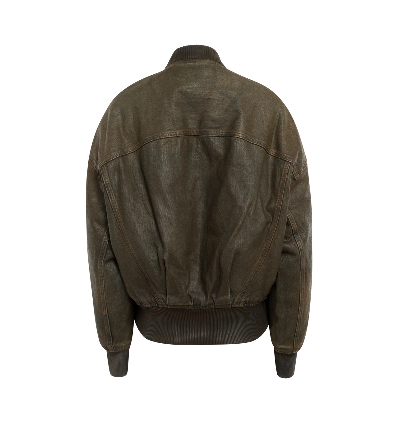 Acne Studios DYED DENIM BOMBER JACKET | hirshleifers