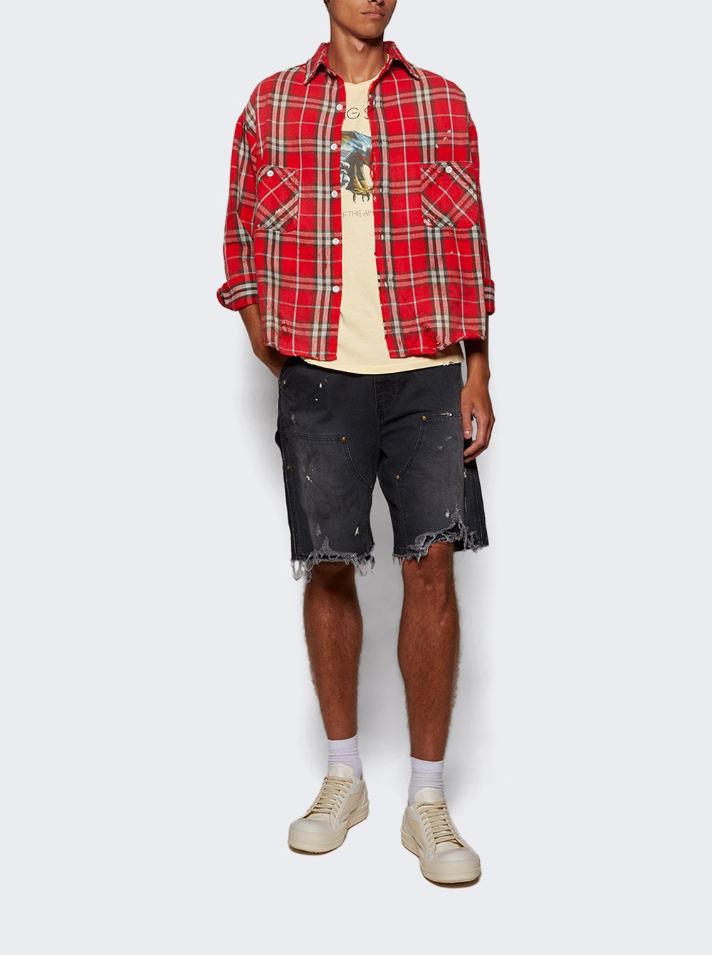 Flannel Check Shirt Red - 5