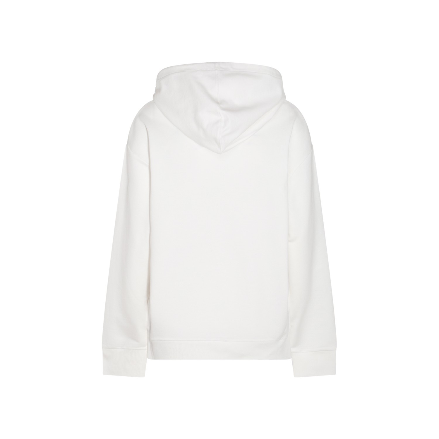 WHITE COTTON SWEATSHIRT - 2