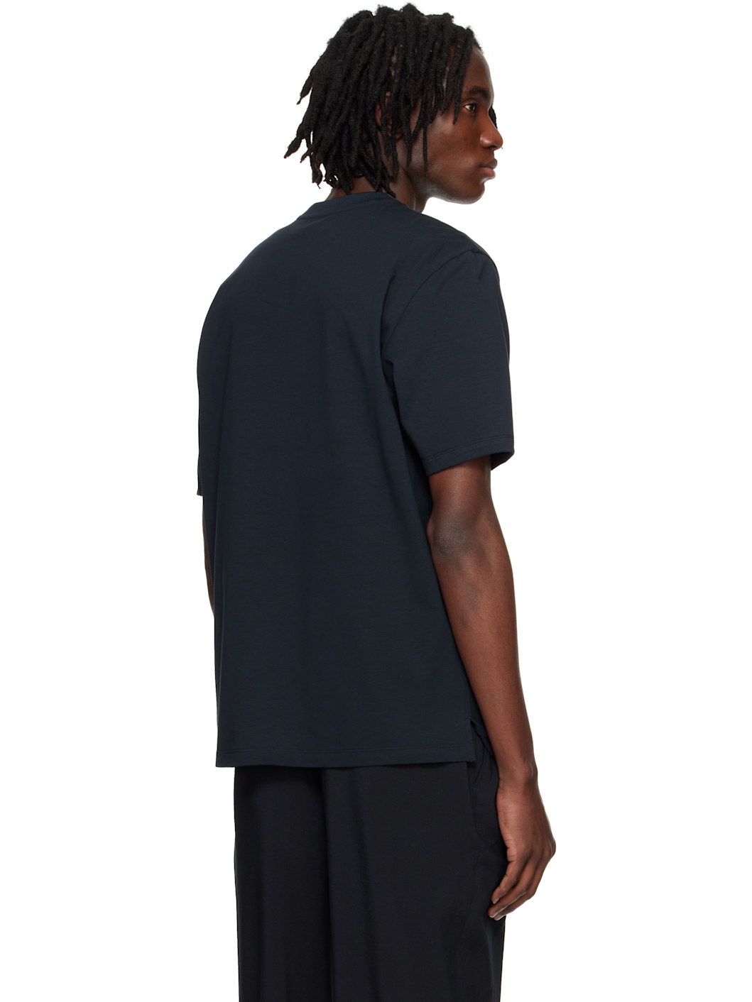 Navy Embroidered Logo T-shirt - 3
