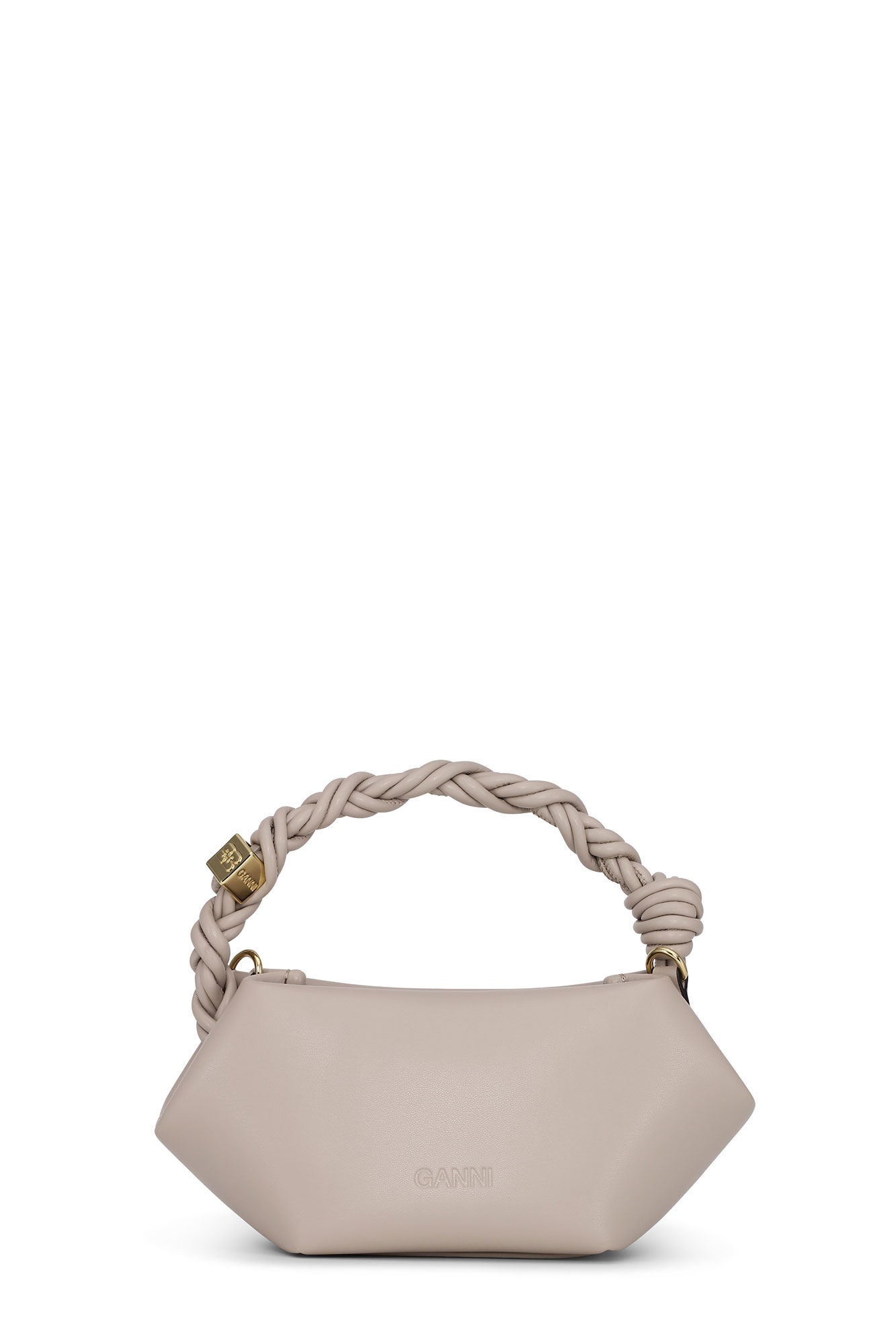 LIGHT GREY MINI GANNI BOU BAG - 2