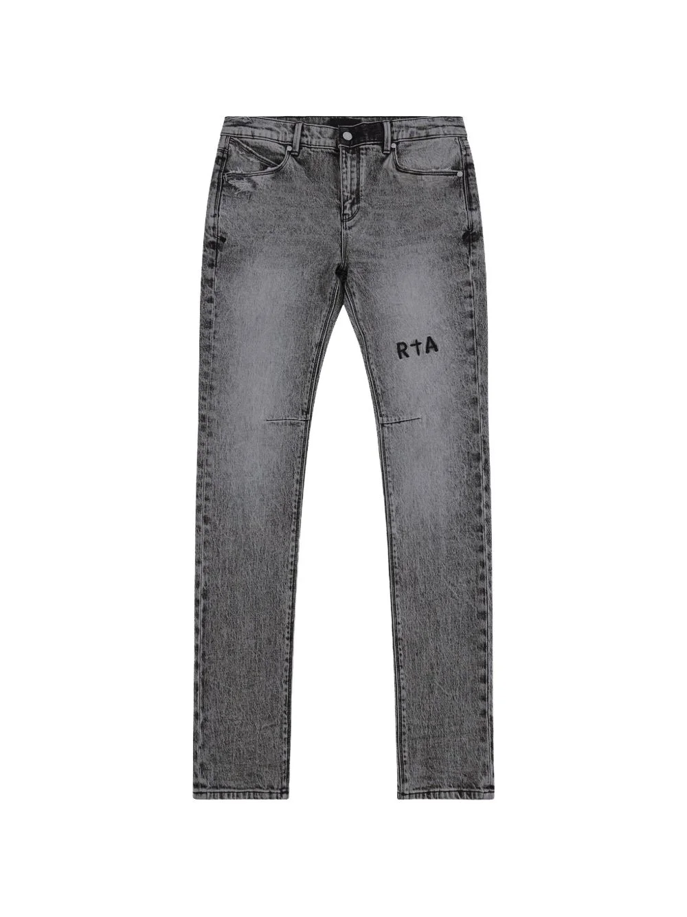 Clayton logo-patch jeans - 1