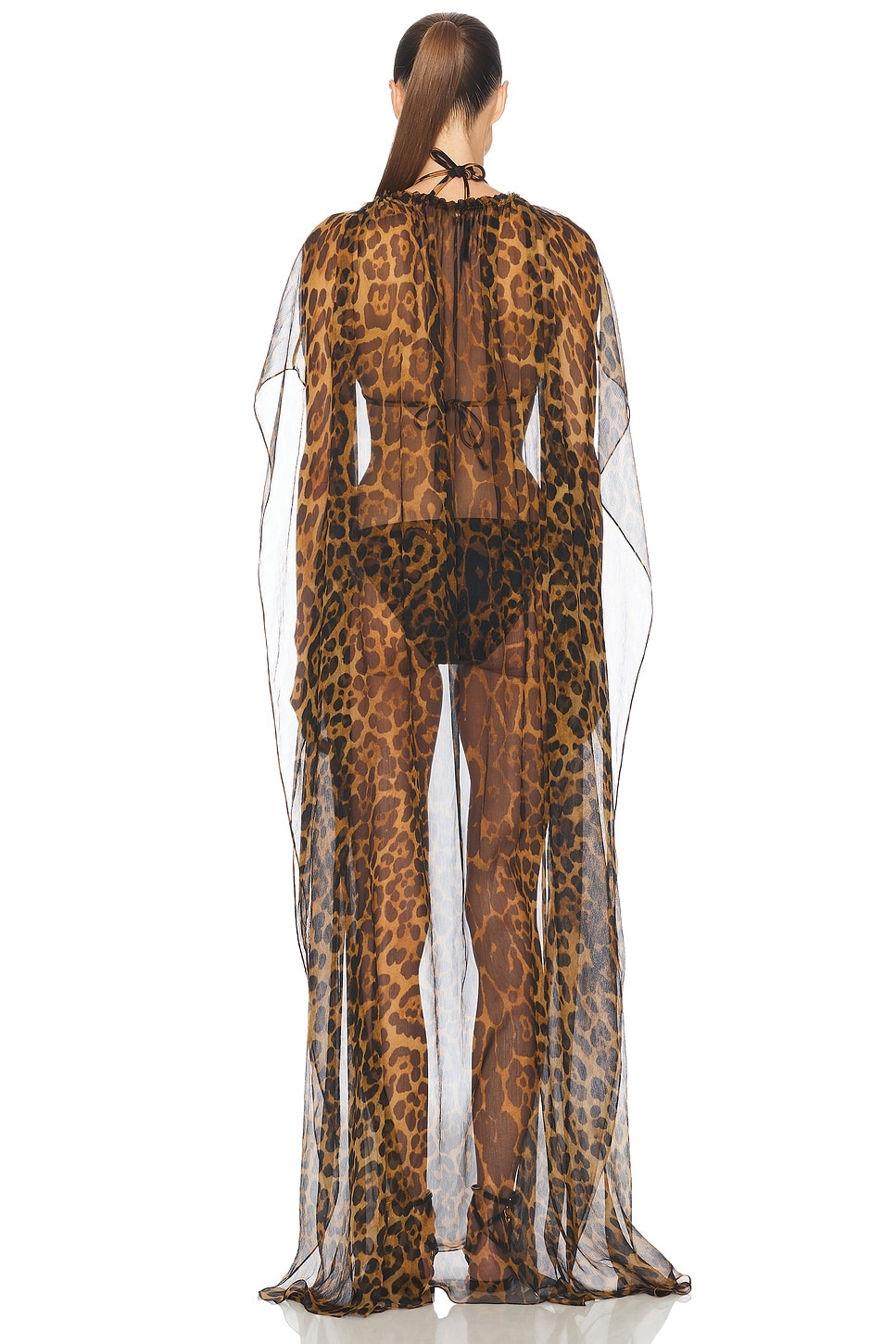 Leopard Kaftan Dress - 3