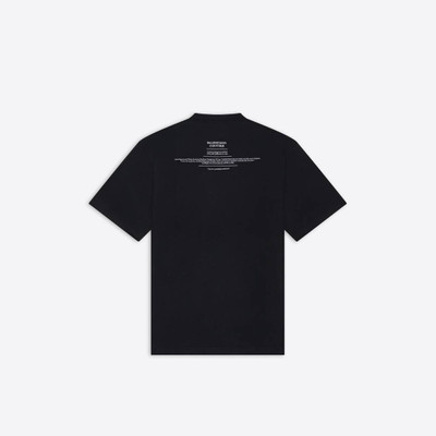 BALENCIAGA Men's Couture Boxy T-shirt in Black outlook