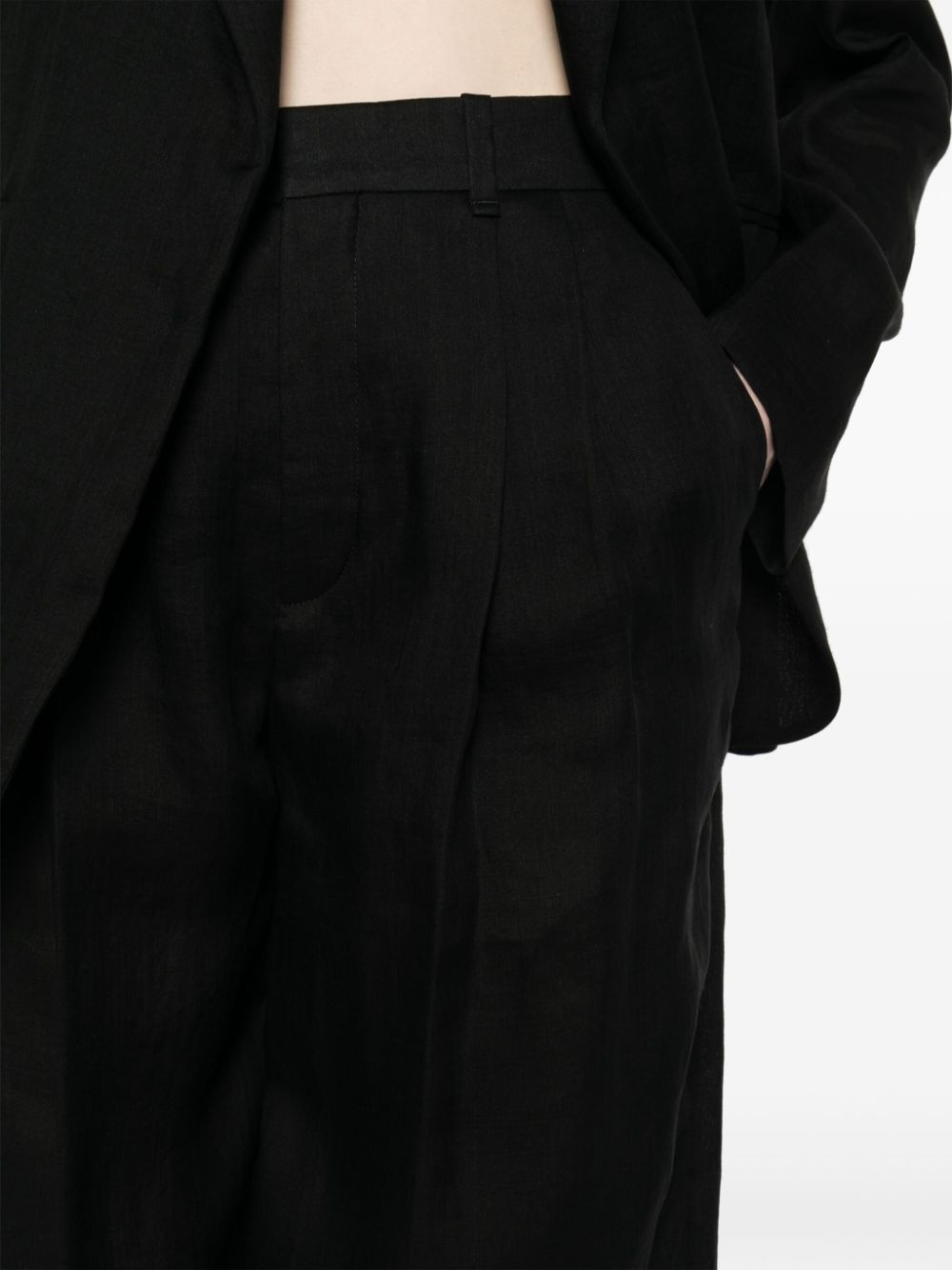 wide-leg sailor trousers - 5