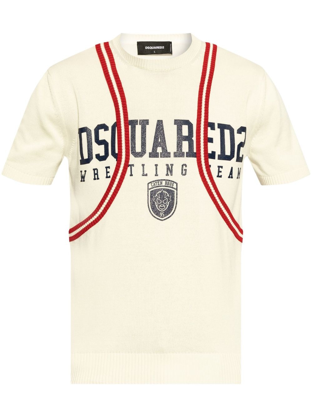 logo-print T-shirt - 1