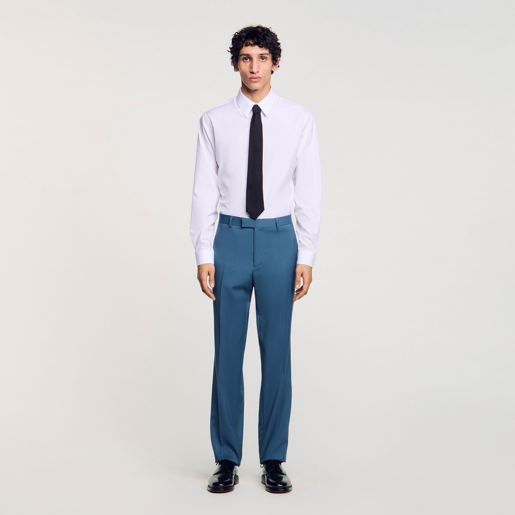 WOOL SUIT TROUSERS - 2