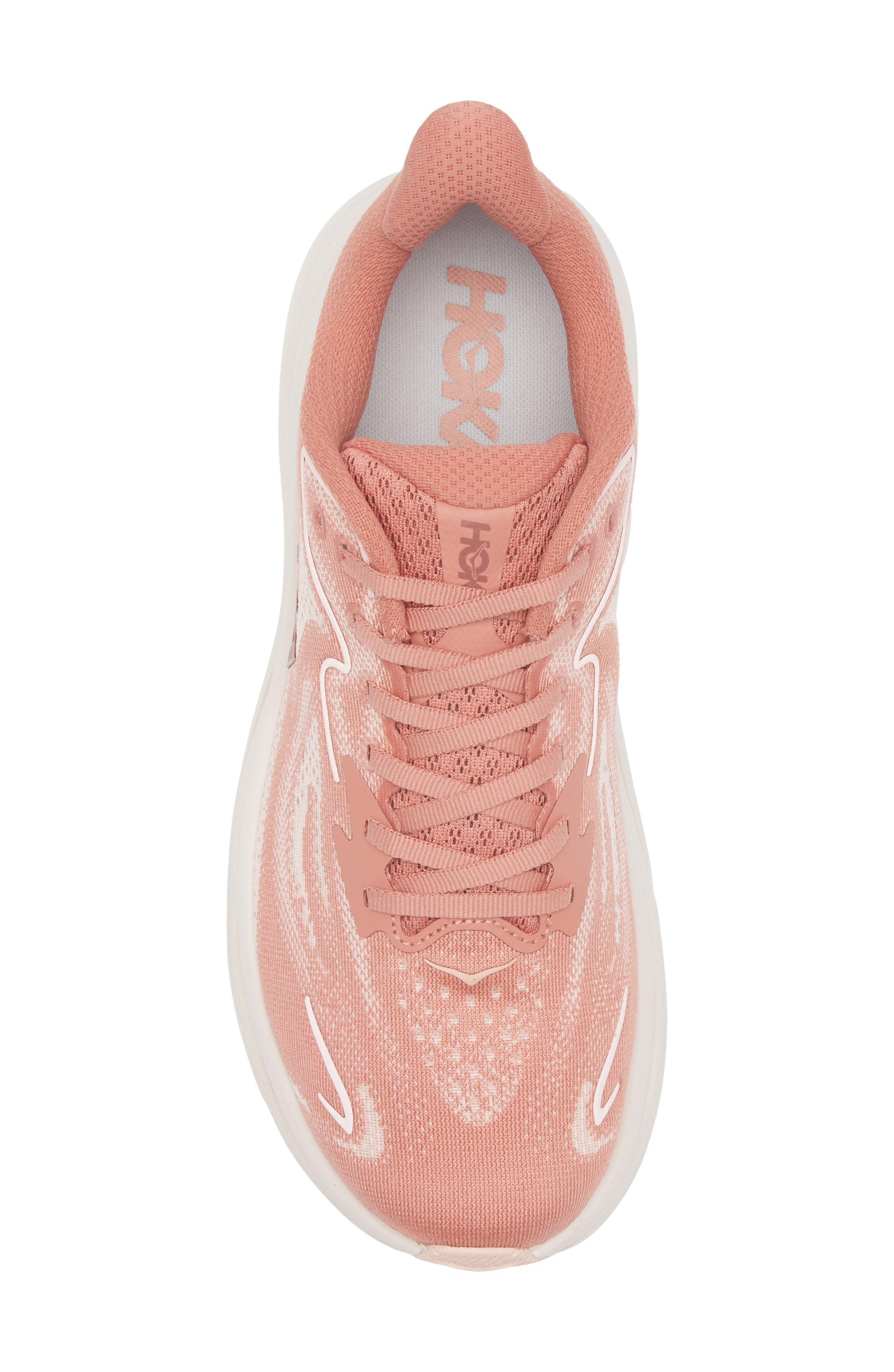 HOKA Clifton 10 Running Shoe in Blush /Rose Latte at Nordstrom - 5