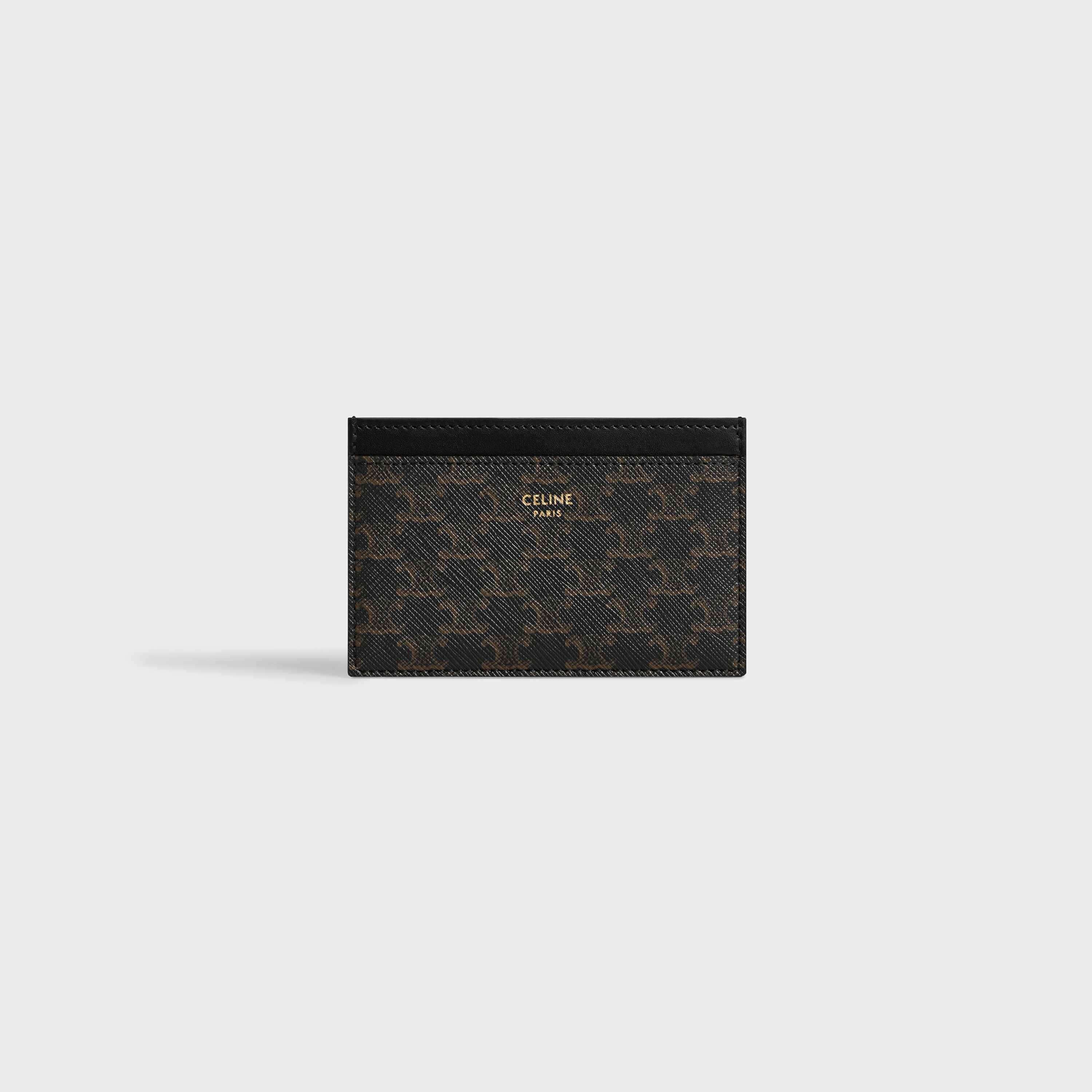 Card holder in Triomphe Canvas and calfskin - 1