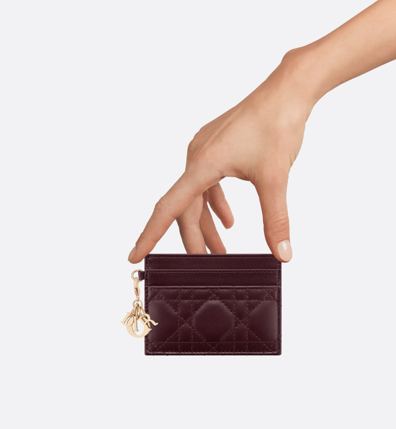Lady Dior Freesia Card Holder 3