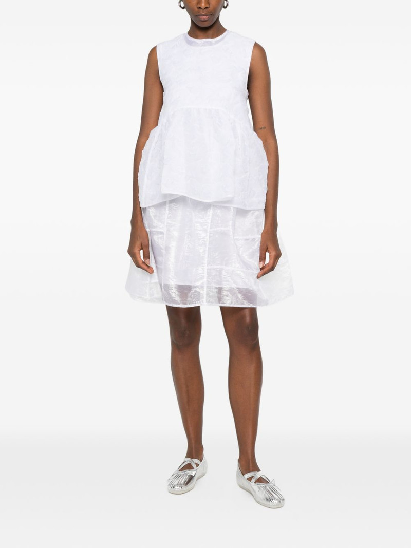 CECILIE BAHNSEN Cora peplum top outlook