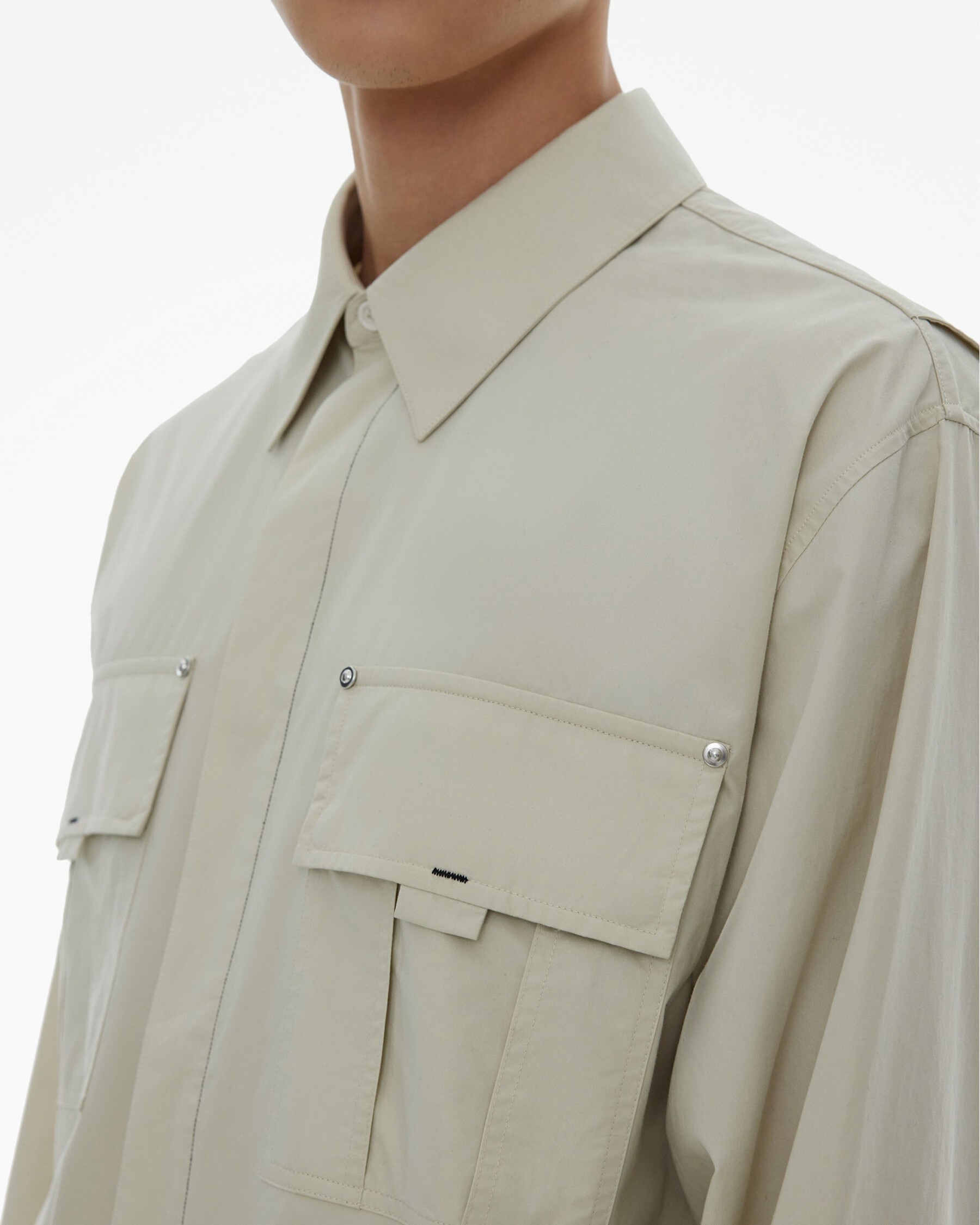 LAYERED CARGO SHIRT - 6