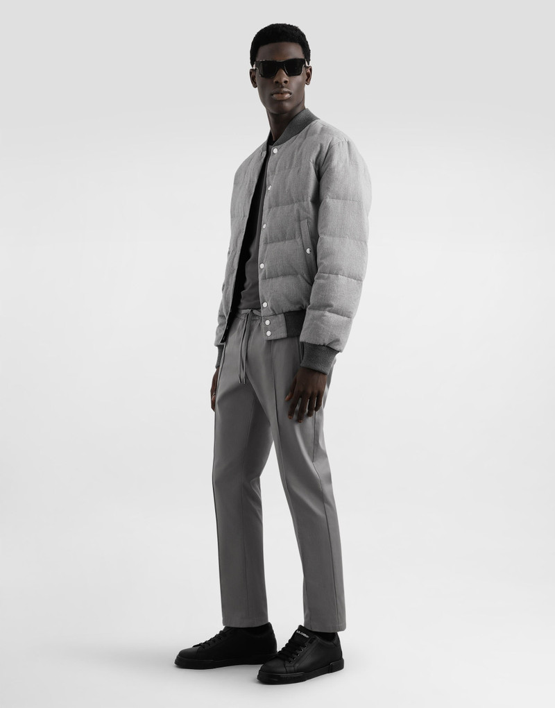 Dolce & Gabbana Cotton gabardine jogging trousers outlook