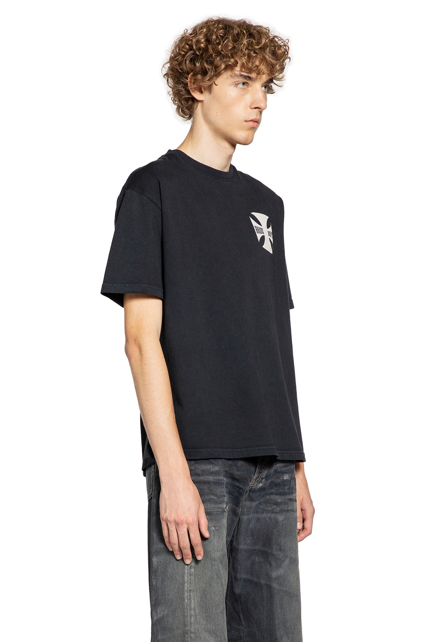 Rhude Man Black T-shirts & Tank Tops - 2