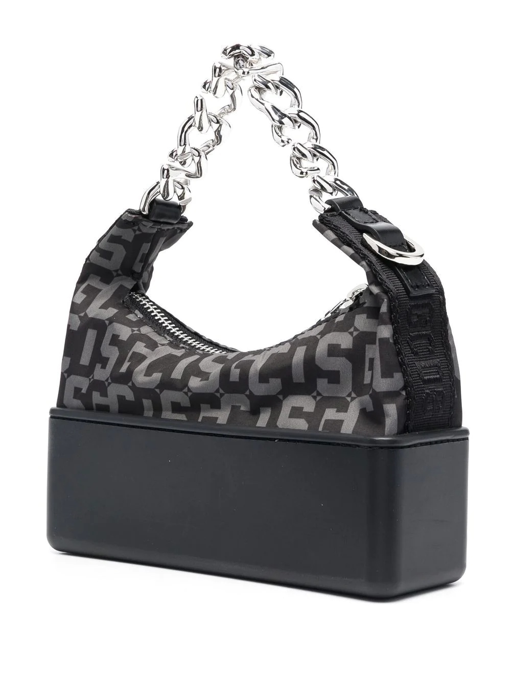 monogram-print shoulder bag - 2